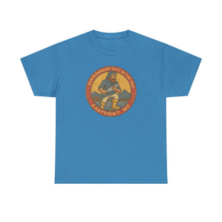 Eastport USA Small Town Fisherman Unisex Tee