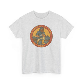 Eastport USA Small Town Fisherman Unisex Tee