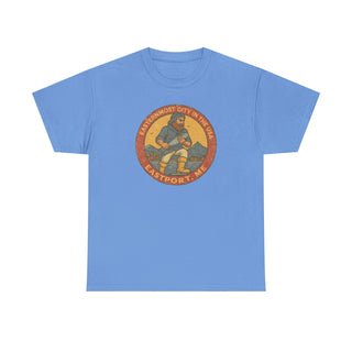 Eastport USA Small Town Fisherman Unisex Tee