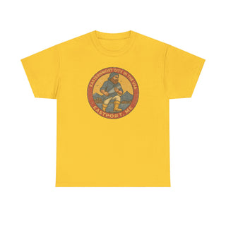 Eastport USA Small Town Fisherman Unisex Tee