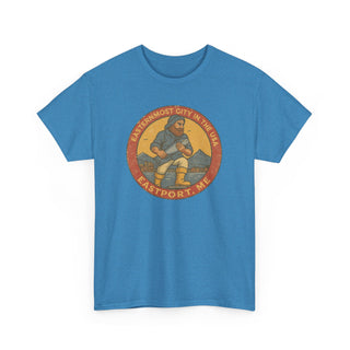 Eastport USA Small Town Fisherman Unisex Tee