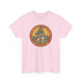 Eastport USA Small Town Fisherman Unisex Tee