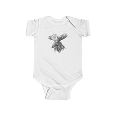 Geometric Moose – Baby Onesie