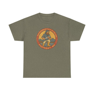 Eastport USA Small Town Fisherman Unisex Tee