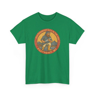 Eastport USA Small Town Fisherman Unisex Tee