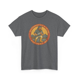 Eastport USA Small Town Fisherman Unisex Tee