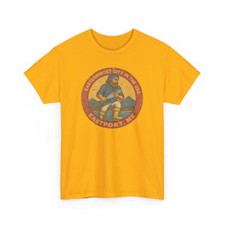 Eastport USA Small Town Fisherman Unisex Tee