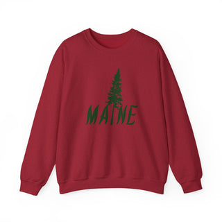 Maine Pine Tree Sweatshirt