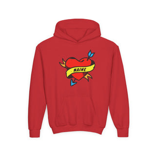 Maine Heart- Kids Hoodie