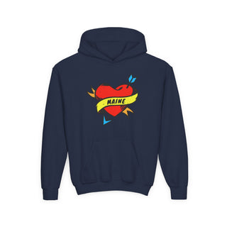 Maine Heart- Kids Hoodie