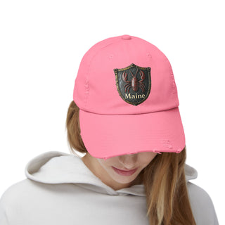 Lobster Crest Distressed Cap