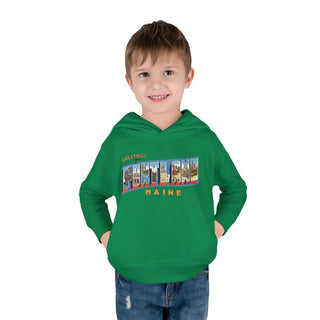 Portland Maine Postcard Unisex Toddler Hoodie