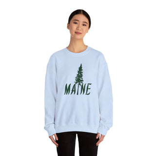 Maine Pine Tree Sweatshirt