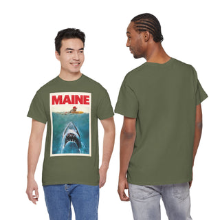 Maine Great White Shark Adult Tee