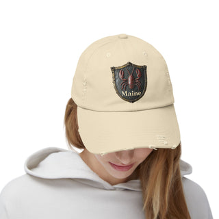 Lobster Crest Distressed Cap