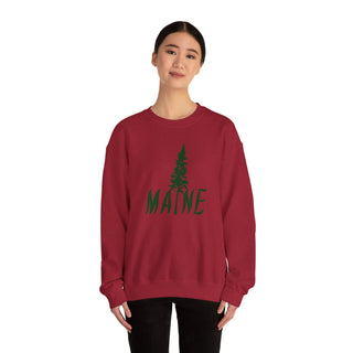 Maine Pine Tree Sweatshirt