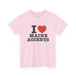 I Heart Maine Accents Tee