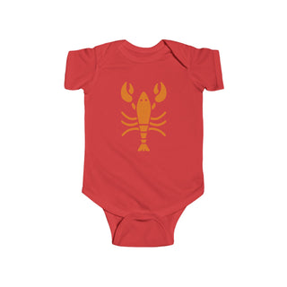 Lobster from the 70s Baby Onesie