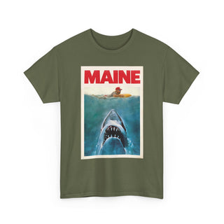 Maine Great White Shark Adult Tee