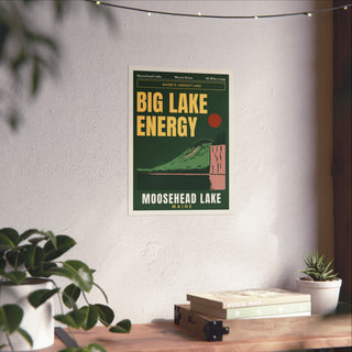 Moosehead Lake Mount Kineo Poster