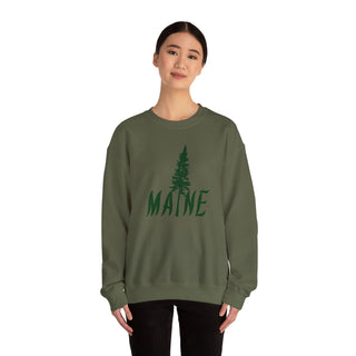Maine Pine Tree Sweatshirt