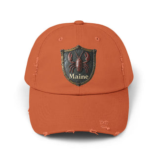 Lobster Crest Distressed Cap