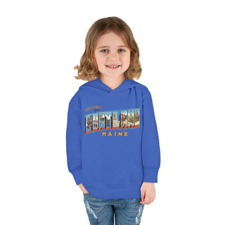 Portland Maine Postcard Unisex Toddler Hoodie