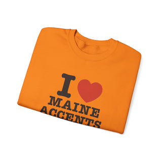 I Heart Maine Accents Unisex Sweatshirt