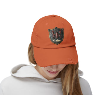 Lobster Crest Distressed Cap