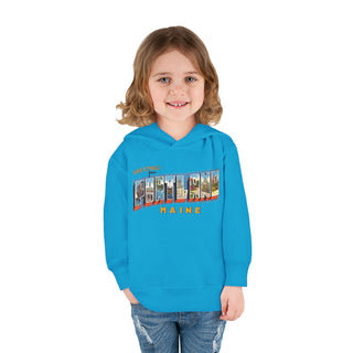 Portland Maine Postcard Unisex Toddler Hoodie