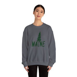 Maine Pine Tree Sweatshirt