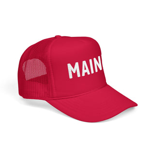 Maine Embroidered Foam Trucker Hat