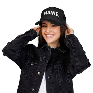Maine Embroidered Foam Trucker Hat