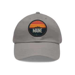 Maine 70s Hat with Leather Patch (Round)