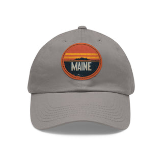 Maine 70s Hat with Leather Patch (Round)