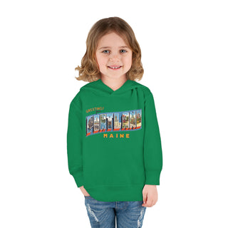 Portland Maine Postcard Unisex Toddler Hoodie