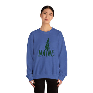 Maine Pine Tree Unisex Sweatshirt