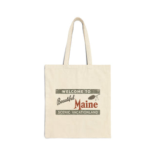 Scenic Vacationland Sign Tote Bag