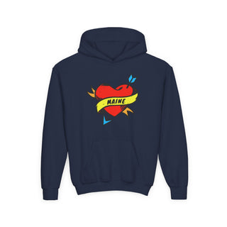Maine Heart – Kids Hoodie