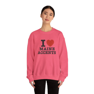 I Heart Maine Accents Unisex Sweatshirt