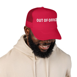 Out of Office Embroidered Foam Trucker Hat