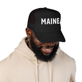Maine Embroidered Foam Trucker Hat