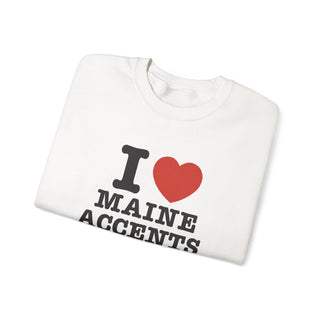 I Heart Maine Accents Unisex Sweatshirt