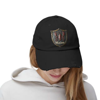 Lobster Crest Distressed Cap