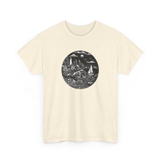 Maine Woodcut