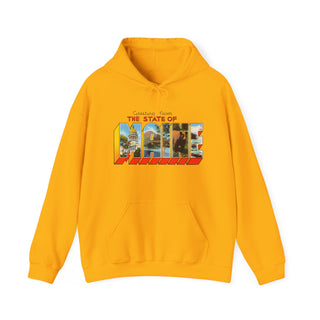 State of Maine Postcard Hoodie