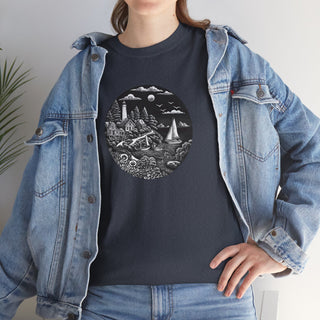 Maine Woodcut