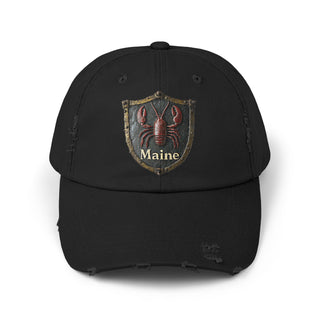 Lobster Crest Distressed Cap