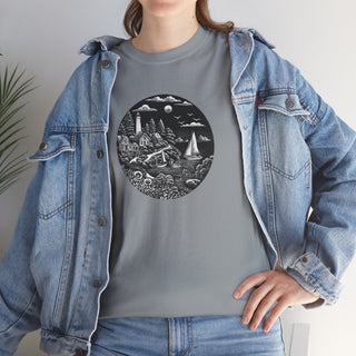 Maine Woodcut