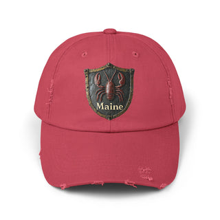 Lobster Crest Distressed Cap